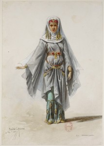 Armenian lady by Eugene Lacoste (1877)